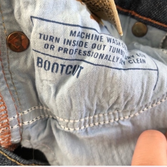 7 for all mankind bootcut sparkle jeans - Picture 6 of 7